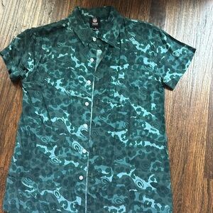 NFL Green Bay Packers camo button down